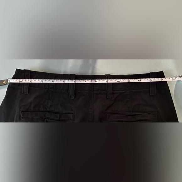 Gap Downtown Khaki Trousers Black New High Rise Straight Leg - Women’s Size 6 - Picture 5 of 9
